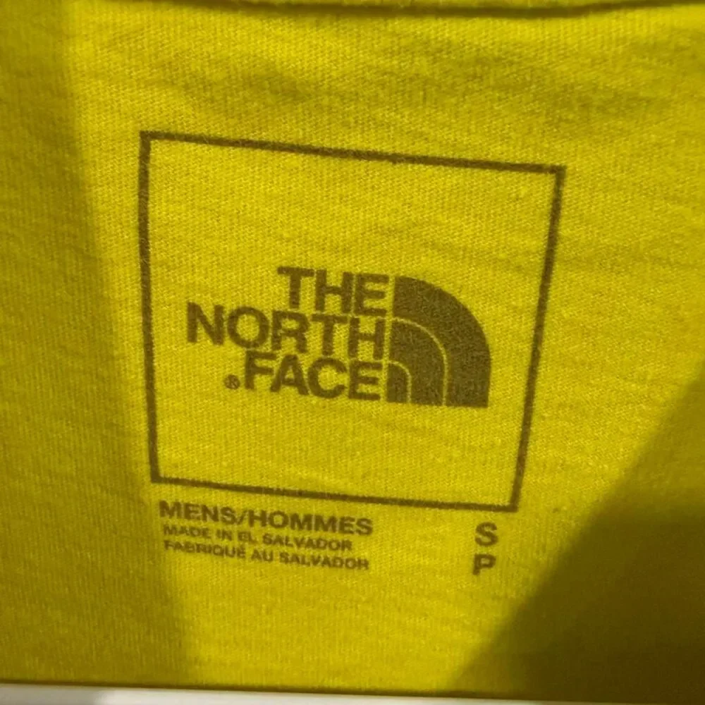 The-north-face Men's Yellow and Green T-shirt